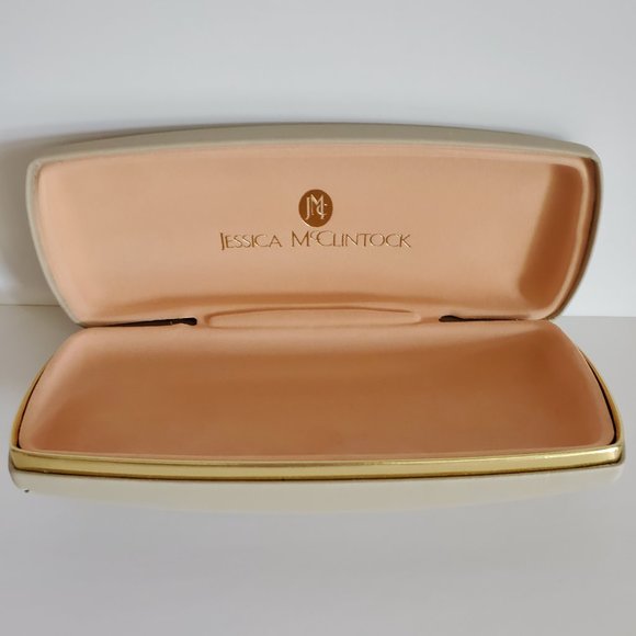 Jessica McClintock Hardshell Eyeglass Cases Black Silver Cream Blue - Picture 10 of 10